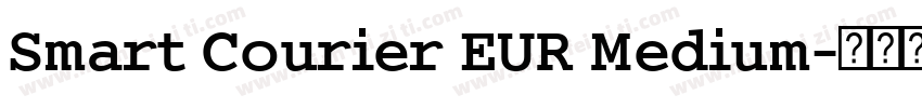 Smart Courier EUR Medium字体转换
